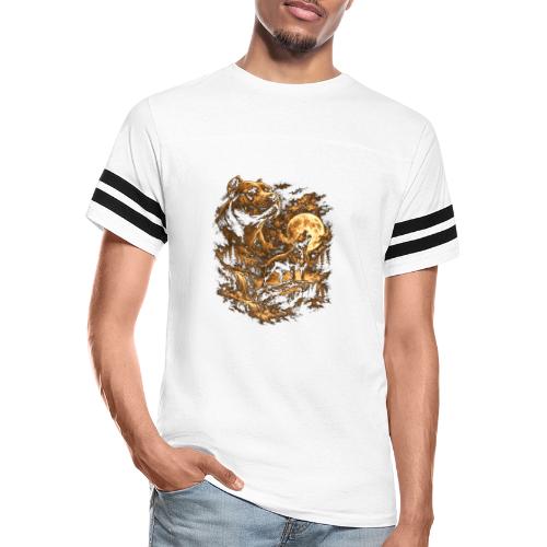 Pit Bull Howling Moon Fantasy Forest Tee - Men's Football Tee