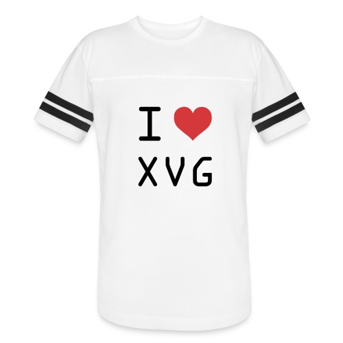 I HEART XVG (Verge) - Men's Football Tee