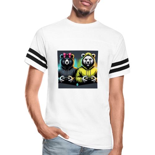 Gamer Bears - Men's Football Tee