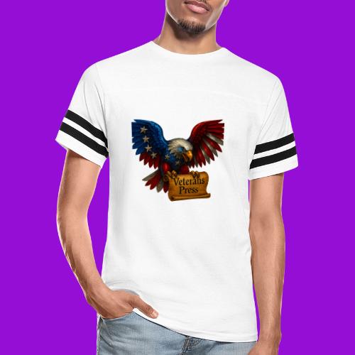 Veterans Press Bald Eagle - Men's Football Tee