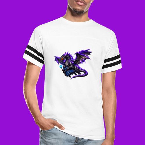 Neon Dragon and Battle Mage - Men's Football Tee