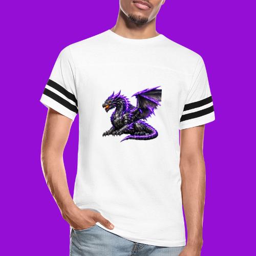 Neon Dragon at Rest - Men's Football Tee