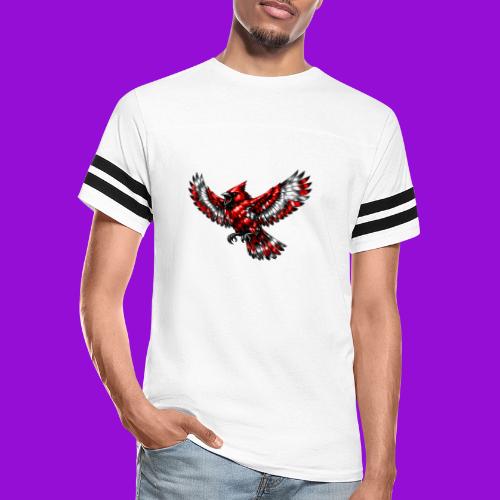 Silver Cardinal in Flight - Men's Football Tee