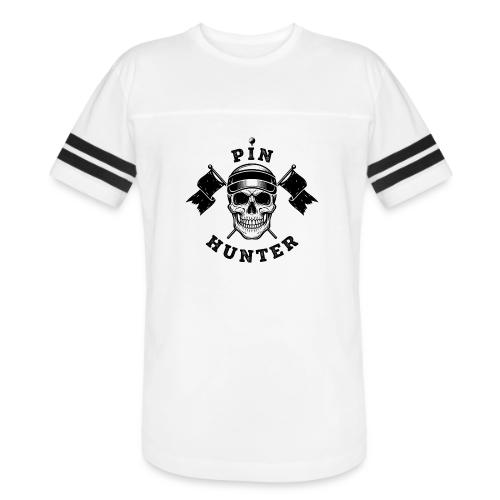 PIN HUNTER - Pro Golf Gift Tee - Skull & Flag - Men's Football Tee