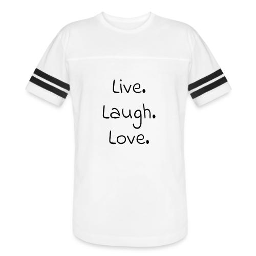 Smoon City_Live laugh love Black - Men's Football Tee