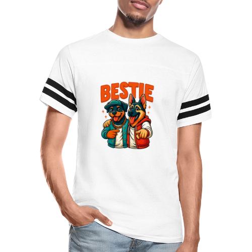 Hip Hop Dog Besties Shirt for Friends & Pet Lovers - Men's Football Tee