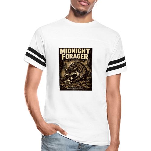 Midnight Forager Raccoon Mushroom Hunter - Men's Football Tee