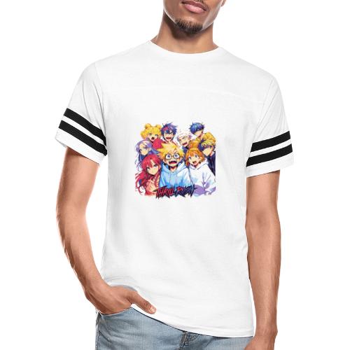 Thrill Rush Anime Squad Streetwear - Men's Football Tee
