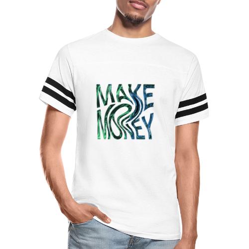Make Money Neon 3D - Men's Football Tee
