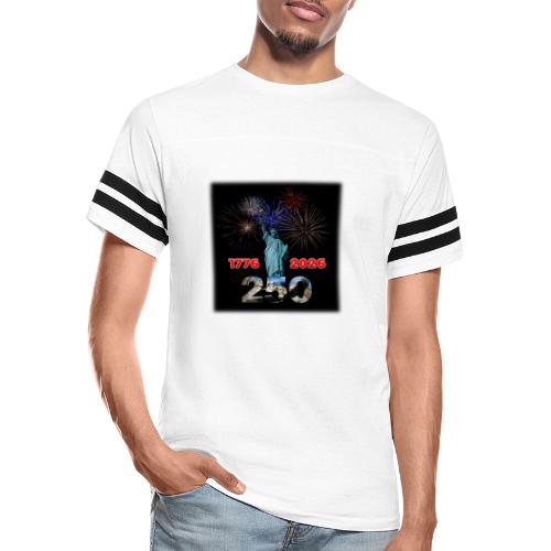 1776 - 2026 - 250 Years USA | Fireworks - Men's Football Tee