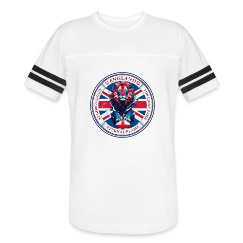 England Lion Emblem T Shirt, Flag Pride Gift - Men's Football Tee