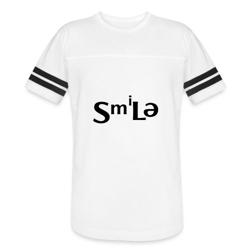 Smile Abstract Design - Vintage Sports T-Shirt