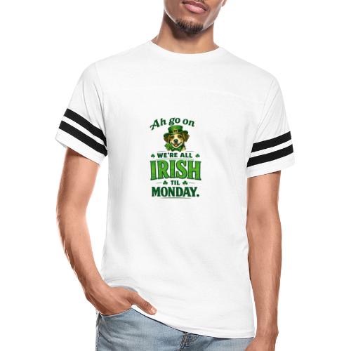 St. Patrick’s Day Dog T-Shirt – We’re All Irish - Men's Football Tee
