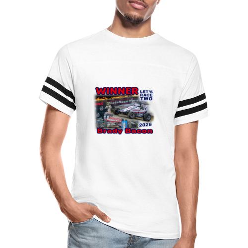 Brady Bacon #LetsRaceTwo Winner - Men's Football Tee