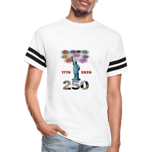 1776 - 2026 | 250 Years USA | Fireworks - Men's Football Tee