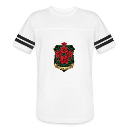 Poinsettia Crest T-Shirt - Men's Football Tee