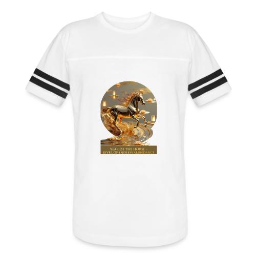 Year of the Horse Abundance T Shirt, Lunar NY Gift - Men's Football Tee