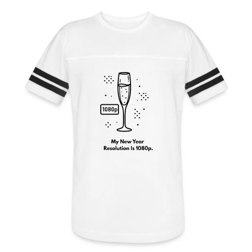 My New Year Resolution Is 1080p T-Shirt - Men's Football Tee