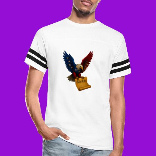 Bill of Rights Bald Eagle - Men's Football Tee