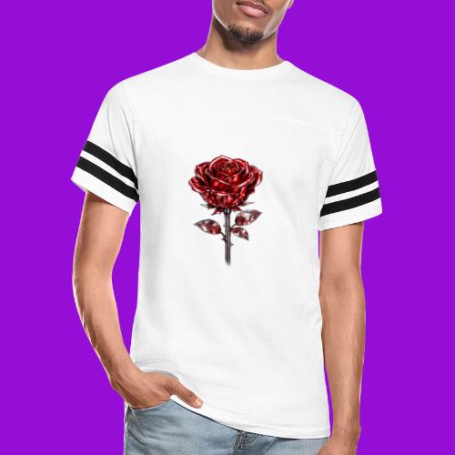 2 Set - Silver and Gold Roses - Men's Football Tee