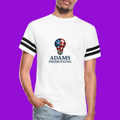 Adams promotions American flag metallic light bulb - Men's Football Tee