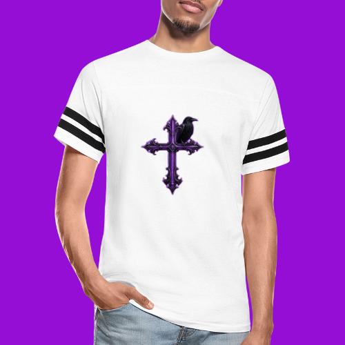 Gothix Raven Cross - Men's Football Tee