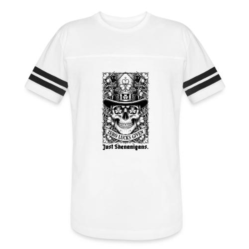 Salty Shamrock Skull T-Shirt - Men's Football Tee