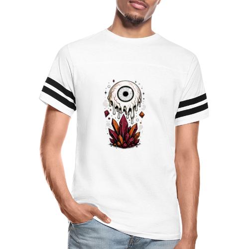 Melting Eyeball - Men's Football Tee