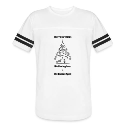 My Resting Face Is My Christmas Spirit T-Shirt - Men's Football Tee