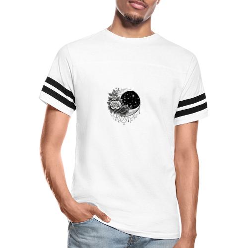 Crescent Moon Floral - Men's Football Tee