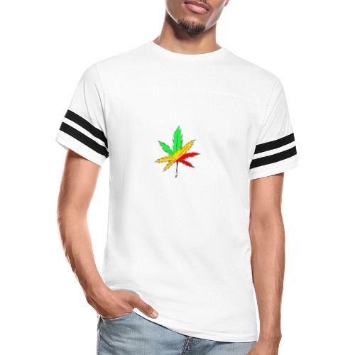 Rasta leaf - Men's Football Tee