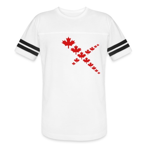 Maple Leafs Cross - Vintage Sports T-Shirt