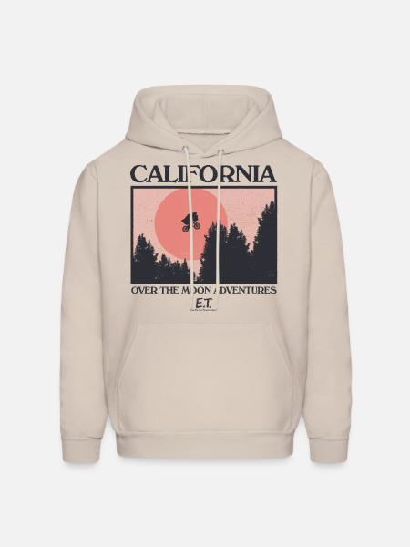 E.T. California Over The Moon Adventures - Men's Hoodie - Sand