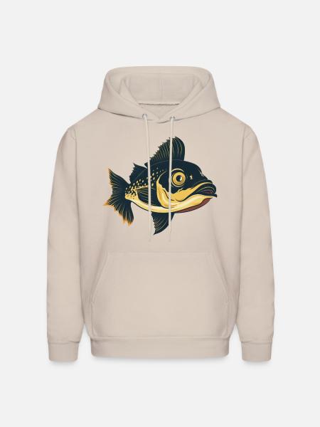 Fishing Trout Fisherman - Men's Hoodie - Sand