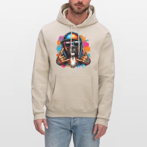 Colorful Boxer Splash Art - Men's Hoodie