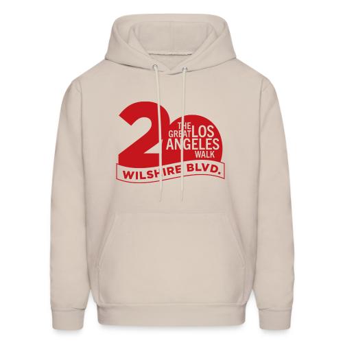 The Great Los Angeles Walk 2025 (20th Anniv.-Red) - Men's Hoodie