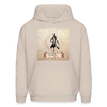 The World s Best Dog Dad - Men's Hoodie - Sand - Front - Elias (183cm)