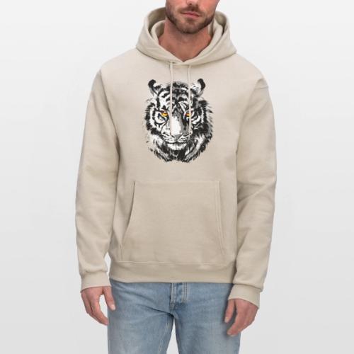 Tiger Head - Tiger Artwork - Wildlife Big Cats - Men's Hoodie