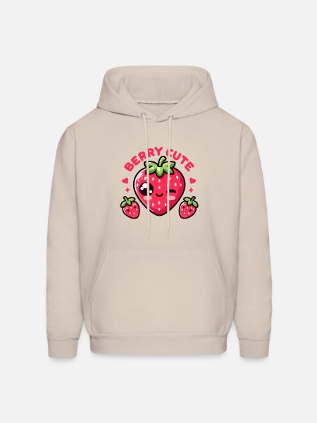 Berry Cute - Men's Hoodie - Sand