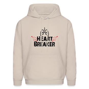 toddler boy valentine - Men's Hoodie - Sand - Front - Elias (183cm)