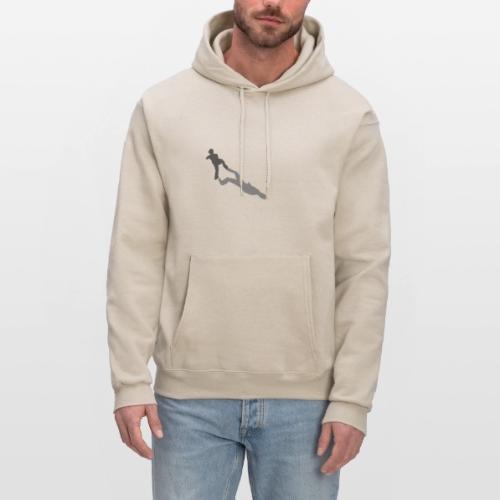 Runner with Shadow - Men's Hoodie