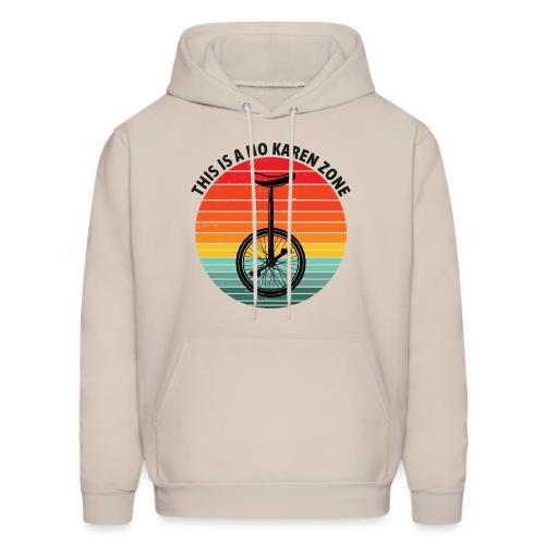 This is a no karen zone black text - Men's Hoodie
