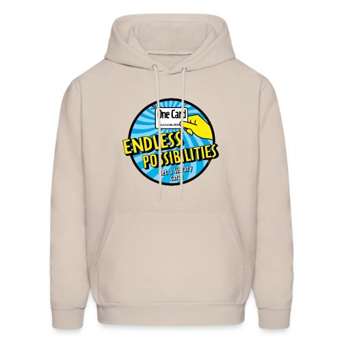 One Card, Endless Possibilities-Get a Library Card - Men's Hoodie