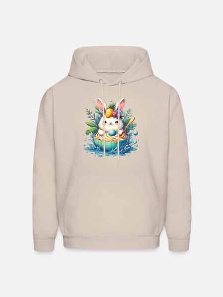 Summer, baniy - Men's Hoodie - Sand