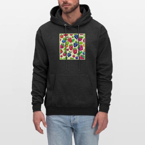 Berry Fruit Pattern Design - Men's Hoodie