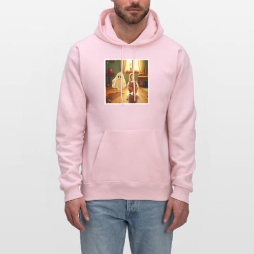 Funny Kitten Spooky Friend - Men's Hoodie