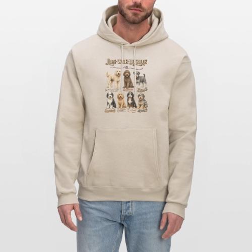 Life With Doodles | Vintage Doodle Breed - Men's Hoodie