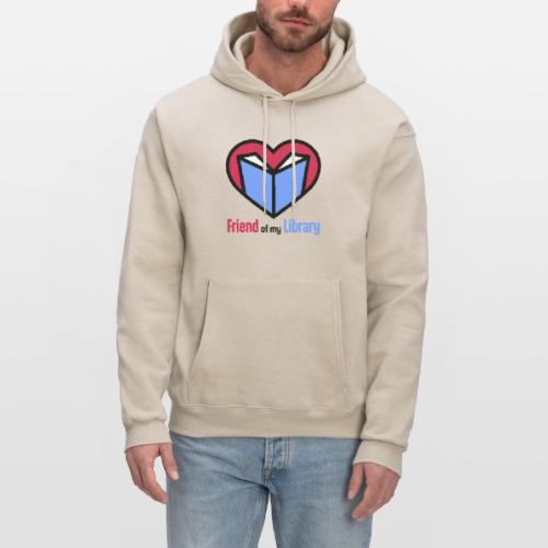 I'm a Friend of My Library - Men's Hoodie