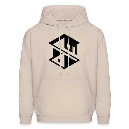 Unreal Estate Records Logo Black - Men's Hoodie