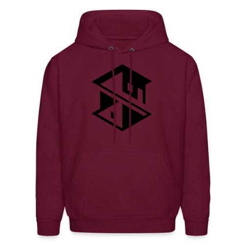 Unreal Estate Records Logo Black - Men's Hoodie